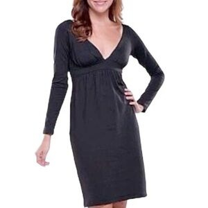 Susana Monaco Size Small Gray/Black B-neck Dress